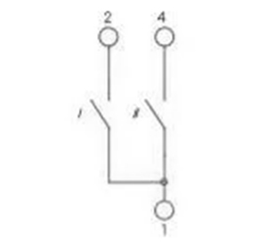 Рис.1. Схема переключателя BX9G-3